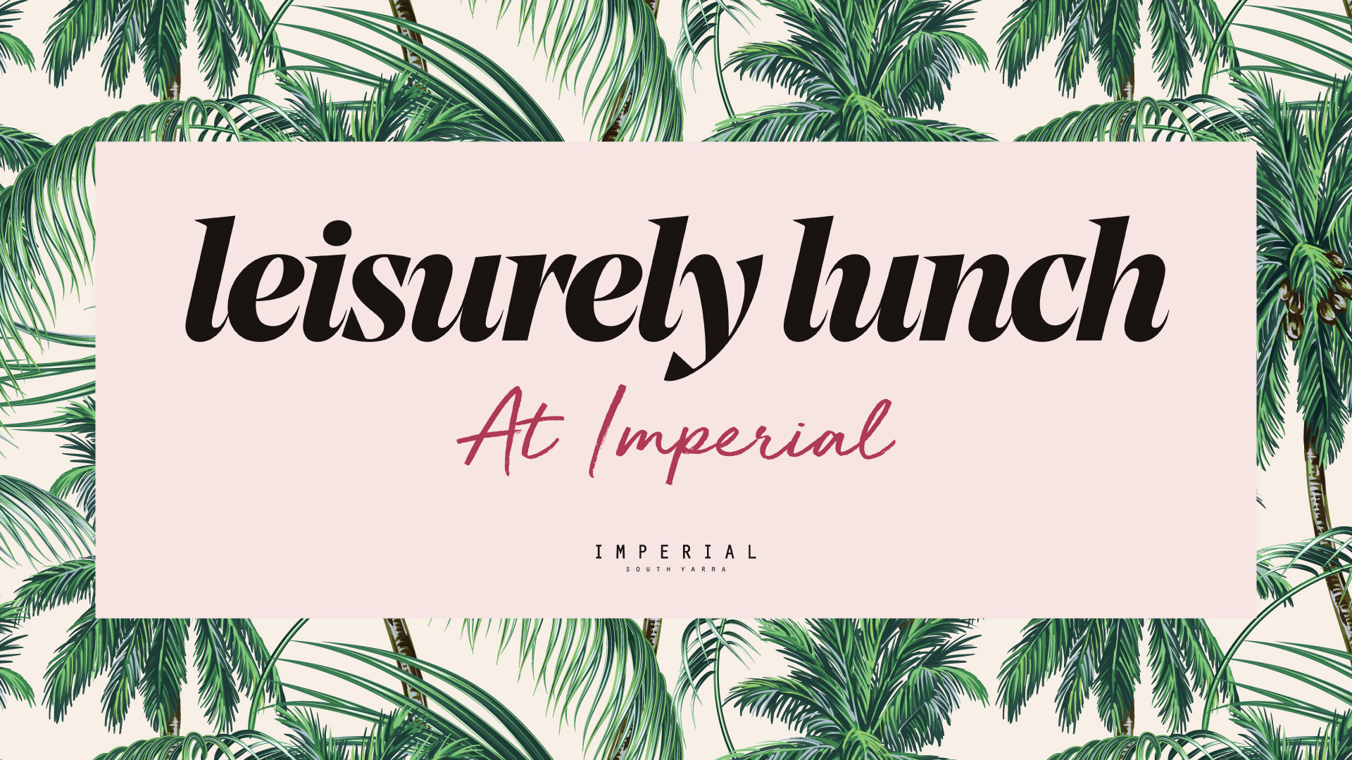 Leisurely Lunch